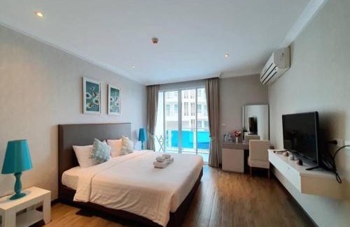 Khao Takiab Apartment | My resort ราคาโปรโมชั่นห้องโครงการแต่งมินิมอลตึกEนอน4ท่านสวนนำ้เดินไปทะเล