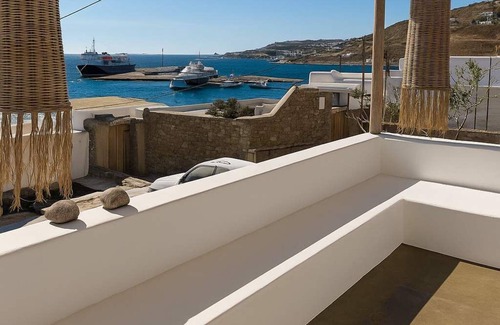 Tourlos Apartment | Mykonos Orange Nest - Sea View Escape