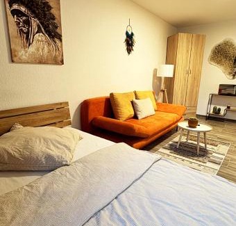 Am Homburg Apartment | Nähe Uni Campus inklusive Parkplatz Boho-Suite by Rentigo - Perfekt für einen Aufenthalt in Zentrumnähe!