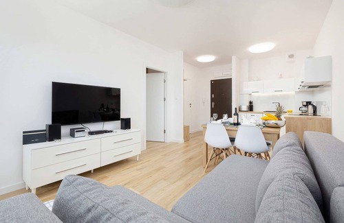 Gaski Apartment | Nadbrzeżna 106A Gąski | Bright Apartment 100 m from the Beach