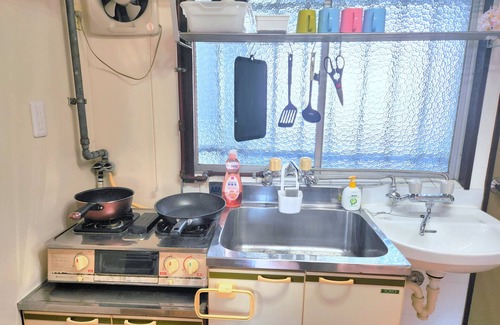 Naniwa Apartment | Namba 1 Station.4people.Japanese fell