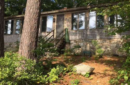 Naples Cottage | Naples, ME- Spectacular views of Mt. Washington from dock, decks, cabin/cottage