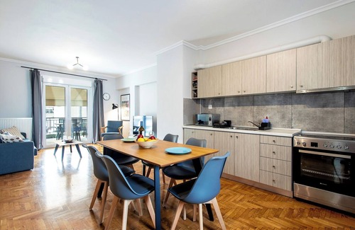 Agios Panteleimonas Apartment | nAris123 #61 - Entire Apt, Large Balcony, 6th Floor