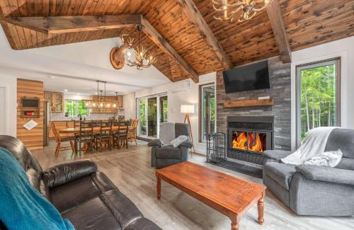 Petite-Riviere-Saint-Francois Ski Chalet | Natur Rustik - En pleine nature avec Spa