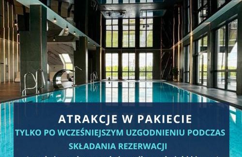 Ostroda Apartment | Natural Hotel-Ostróda-basen na III kondygnacji-pokoje wellness z saunami