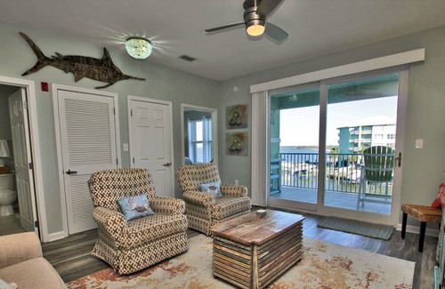 Fort Morgan Condo | Navy Cove Harbor 2213- 2 BR | Boat Slip | Ft. Morgan