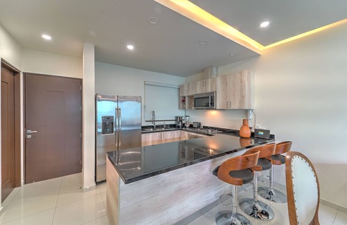 Romantic Zone Condo | Nayri Life & Spa 208 Apt one block on the beach in romantic zone PV