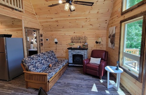 Whittier Cabin | Need a Romantic Getaway? Hot Tub, Close to Polar Express, Casino and WCU Dogs OK