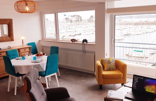 Perros-Guirec Apartment | NEW 2019. Apartment overlooking the marina, classified 4 stars