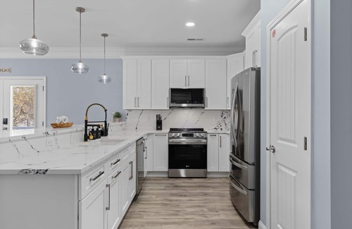 Garden City House | New 6 BR beach house with private hot tub & pool! Walk to beach! Sleeps 18