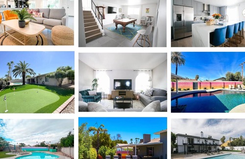 Park Scottsdale One House | NEW Desert Rose Getaway 🌹☀️💕🌵🌸 Old Town w/ Pool & Hot Tub