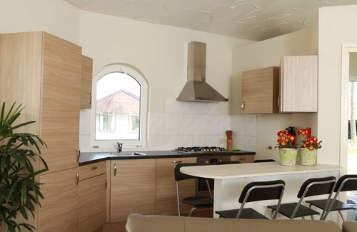 Oud-Zevenaar House | New permanent nature lodges in the form of a brick oven for 4 to 60 guests.