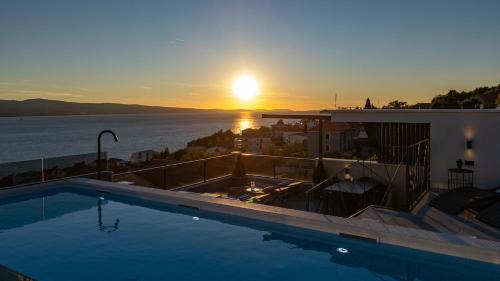 Stanici Villa | NEW Seaview Villa Gabriel with private heated pool and a Hot-tub