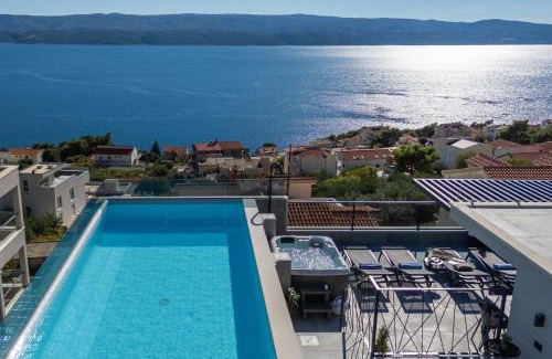 Stanici Villa | NEW Seaview Villa Gabriel with private heated pool and a Hot-tub