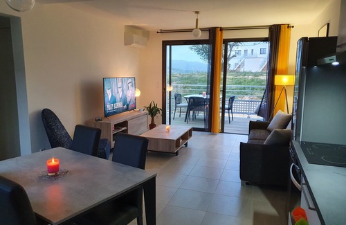 Porticcio Apartment | New, SUPERB T2 Standing, air-conditioned, new