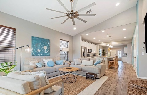 Buckeye House | Newly listed! Beautiful modern Home with hot tub