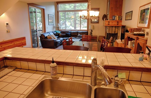 Tahoe City Condo | NEWLY LISTED Remarkable Alpine Meadows River Run Condo, Private River Views