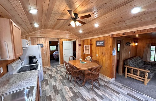 Nevis Cabin | Newly Remodeled! Lakeside Cabin at Green Valley Resort