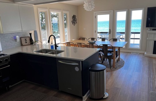 Montague Cottage | Newly Renovated Cottage with Private Lake Michigan beach