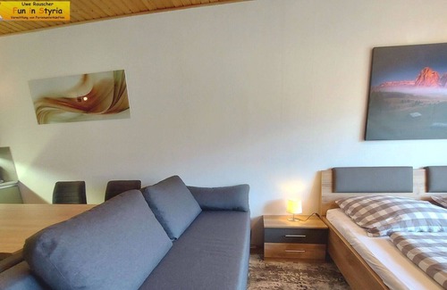Tauplitz Apartment | Nice apartment for 3 guests with WIFI, pool, TV, balcony, pets allowed and parking
