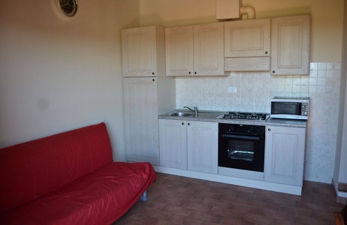 Casalappi Other | Nice apartment for 3 people with A/C, pool, TV and panoramic view
