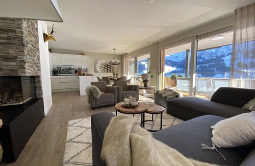 Adelboden Apartment | Nice apartment for 6 guests with WIFI, TV and balcony