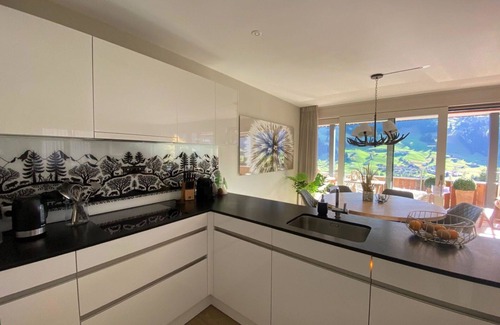 Adelboden Apartment | Nice apartment for 6 guests with WIFI, TV and balcony
