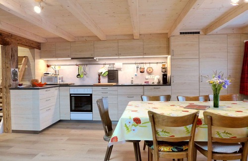 Brienzwiler Apartment | Nice apartment for 5 people with WIFI, TV, terrace, pets allowed and panoramic view