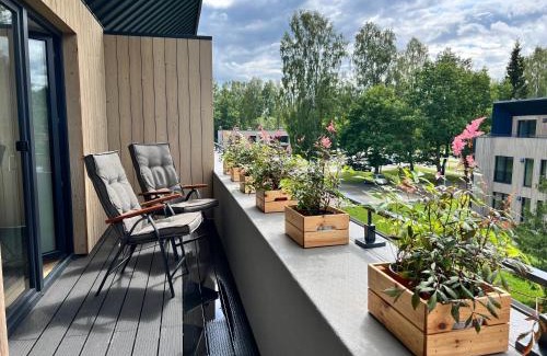 Engure Apartment | Nice apartment with a balcony by the sea.