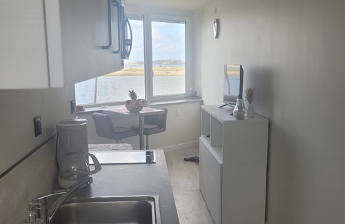 Louannec Apartment | Nice studio 5m from the sea with a beautiful sea view