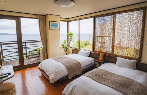 Nakijin Hotel | Nonsmoking Westernstyle twin ocean front /Kunigami-gun Okinawa