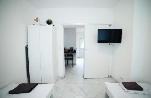 Twischkamp Apartment | Nord-Apartment 7 I 2 Zimmer mit Fußbodenheizung, Bettwäsche & WLAN