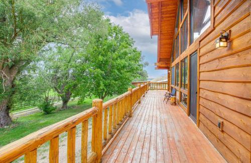 Arlee House | Nordic Style Lodge with Deck on 80 Acres in Arlee