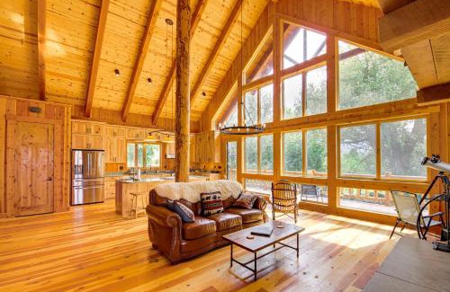 Arlee House | Nordic Style Lodge with Deck on 80 Acres in Arlee