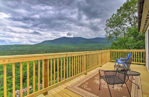 Birch Hill Apartment | North Conway Family Condo w/ 3 Decks & Mtn Views!