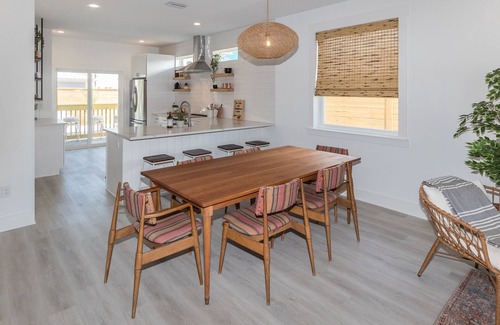 Vilano Beach House | Oasis by the Beach, 2 master Suites, 2 living rooms, Heated pool, steps to ocean