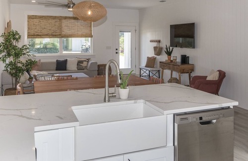 Vilano Beach House | Oasis by the Beach, 2 master Suites, 2 living rooms, Heated pool, steps to ocean