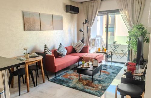Ain Harrouda Apartment | Ocean Park Sunset Escape beach front with swimming pool