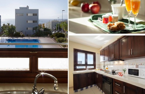 Punta del Hidalgo Apartment | Ocean View Apartment with Shared Pool, Sea View, Wi-Fi & Terrace