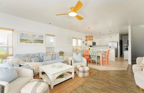 Surf City House | Ocean-View Pet-Friendly Beach Access Retreat