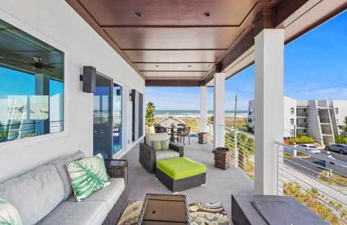 St. Augustine Beach House | Ocean Views Sunrises and Sunsets Sparkling Pool and Spa Steps to Sand