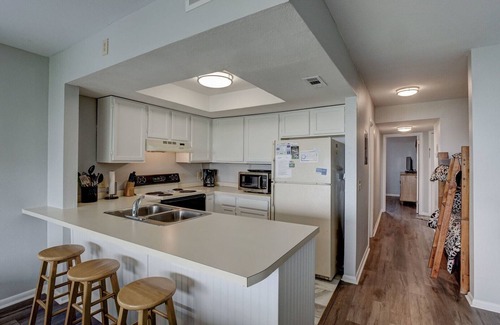 Surf City Condo | Oceanfront Condo, Steps Away from the beach access