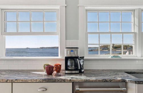 Cape Neddick House | Oceanfront Family Retreat with Sweeping Lawn | 180 Degree Views | Sleeps 13
