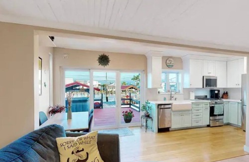 Bowers Beach House | Oceanview Riverfront retreat w/hot tub and private dock! - 10 min from DE Turf