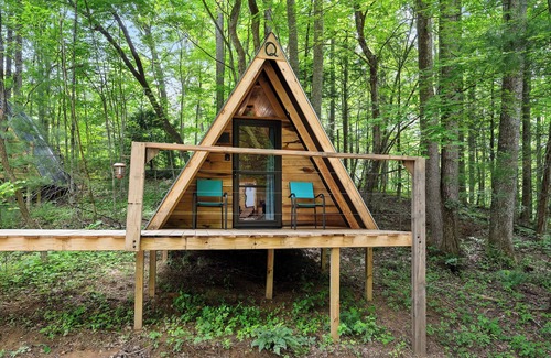 Hartford Cabin | Off-Grid Mini A-Frame in Hartford, TN- Cabin Q