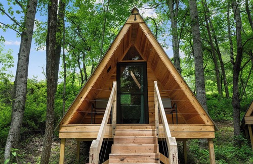Hartford Cabin | Off-Grid Mini A-Frame in Hartford, TN- Cabin T