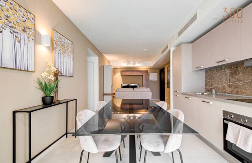 Paceville Apartment | Official Mercury Suites: Stylish 2BR with Terrace