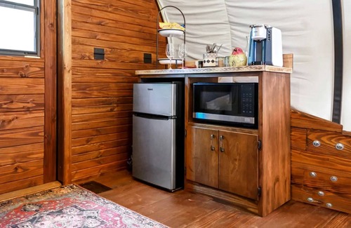Houston House | Ohio Glamping Destination in this Covered Wagon in Arcanum