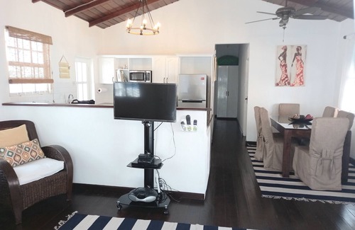 Scarborough Cottage | Oistins Cottage - Pool Deck + Walk to the beach