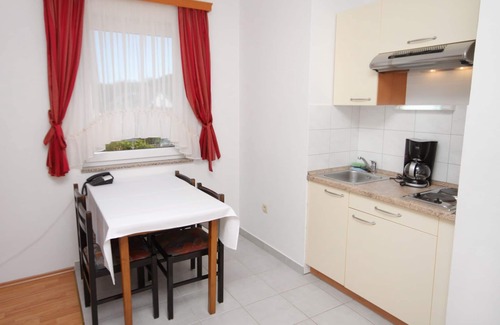 Vinjerac Apartment | One bedroom apartment with terrace and sea view Vinjerac, Zadar (A-3248-b)